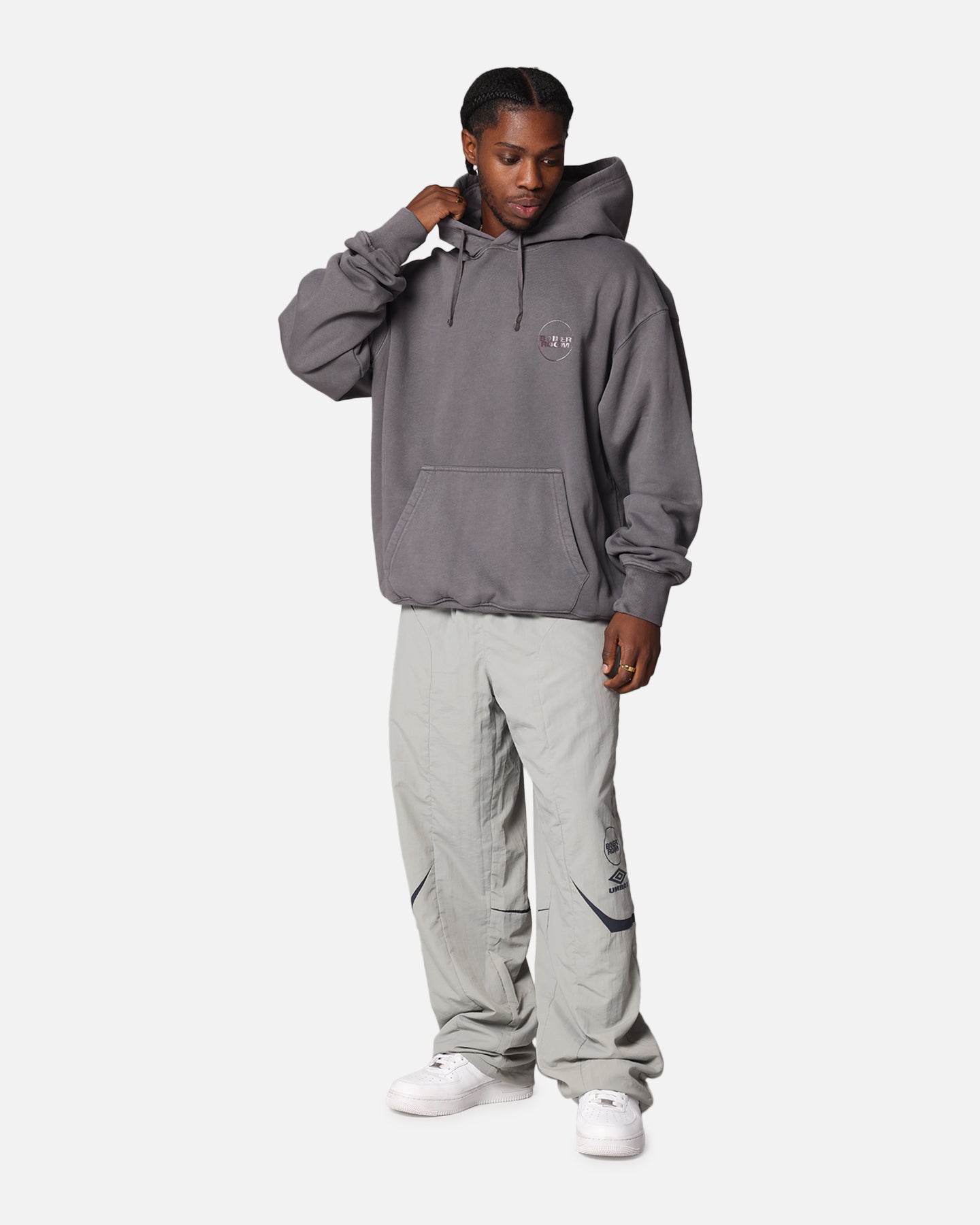 試着程度 BOILER ROOM スウェットフーディ パーカー グレー L Boiler Room Core Boiler Room Hoodie Slate | Culture Kings US