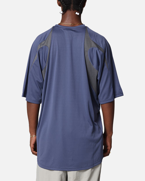 Boiler Room X Umbro Football Jersey T-Shirt Blue