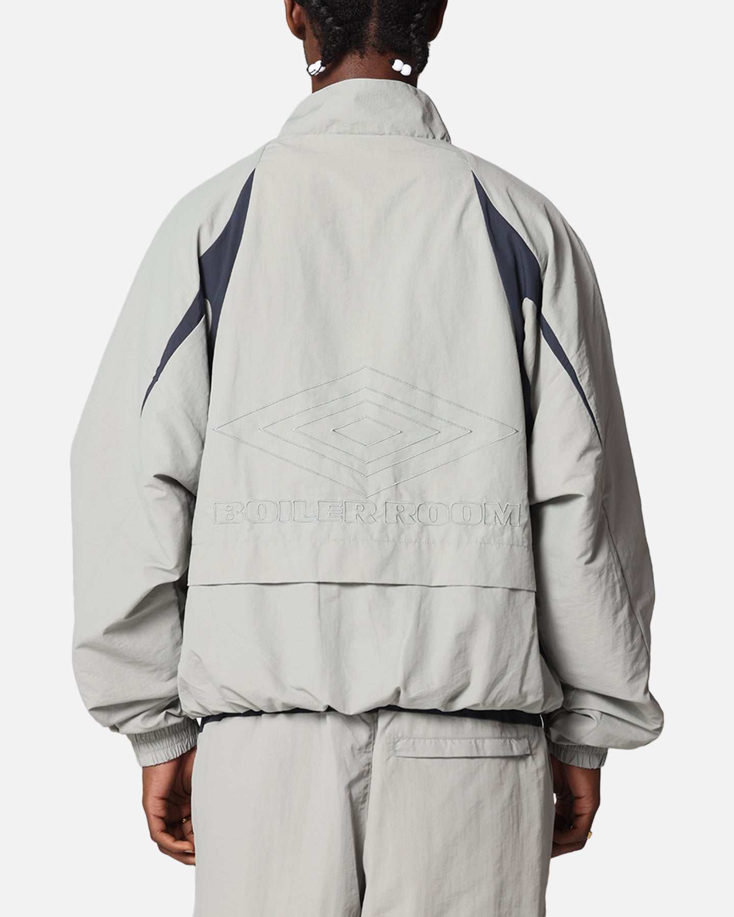 BOILER ROOM × UMBRO / Track Jacket 専用 Boiler Room X Umbro Shell Track Jacket Grey | Culture Kings US