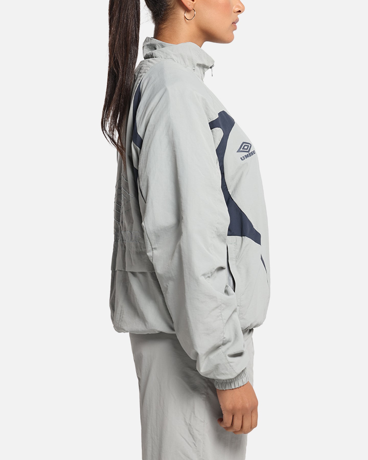 Boiler Room X Umbro Shell Track Jacket Grey | Culture Kings US