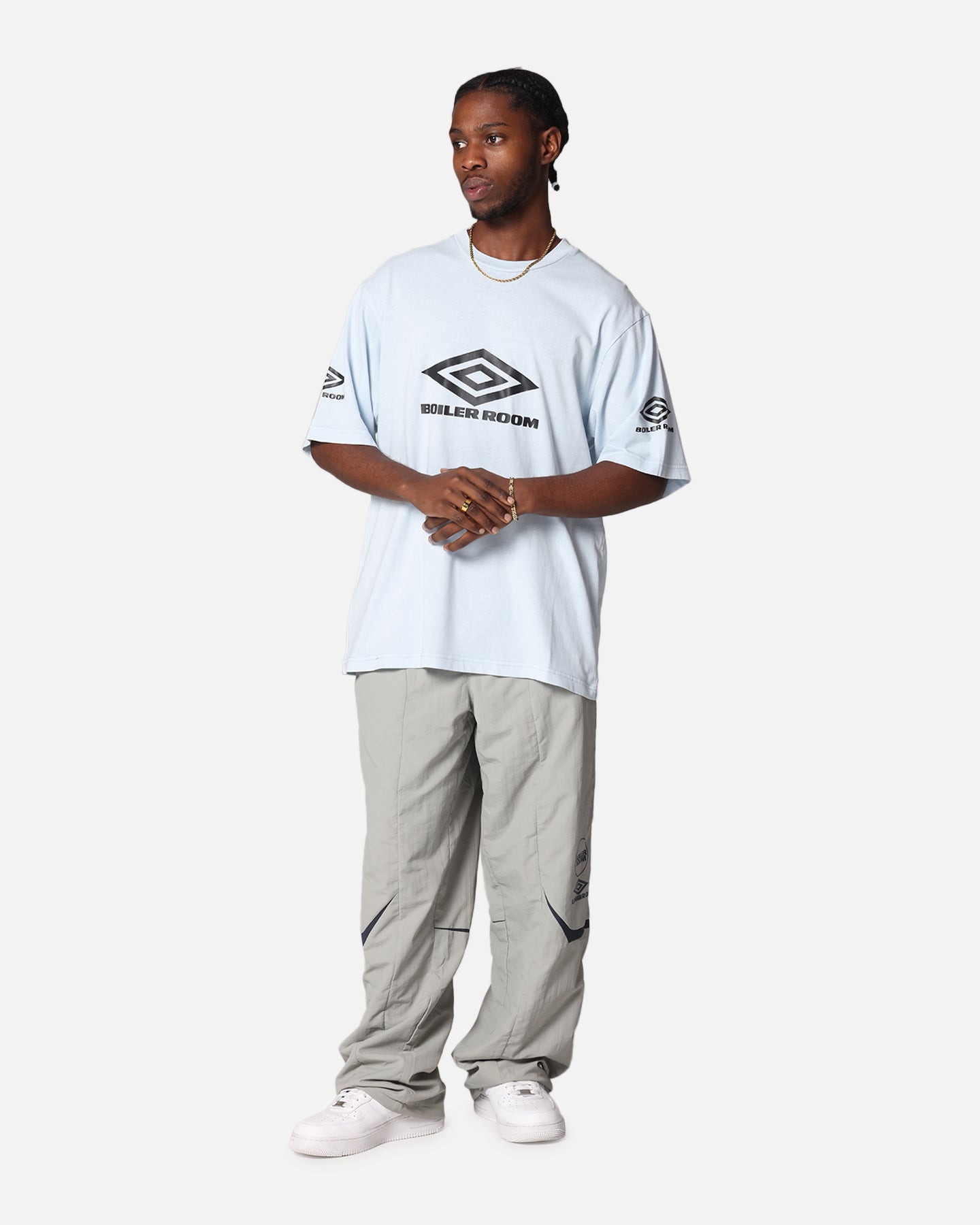 Boiler Room X Umbro Washed T-Shirt White | Culture Kings US