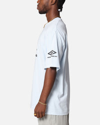 Boiler Room X Umbro Washed T-Shirt Blue