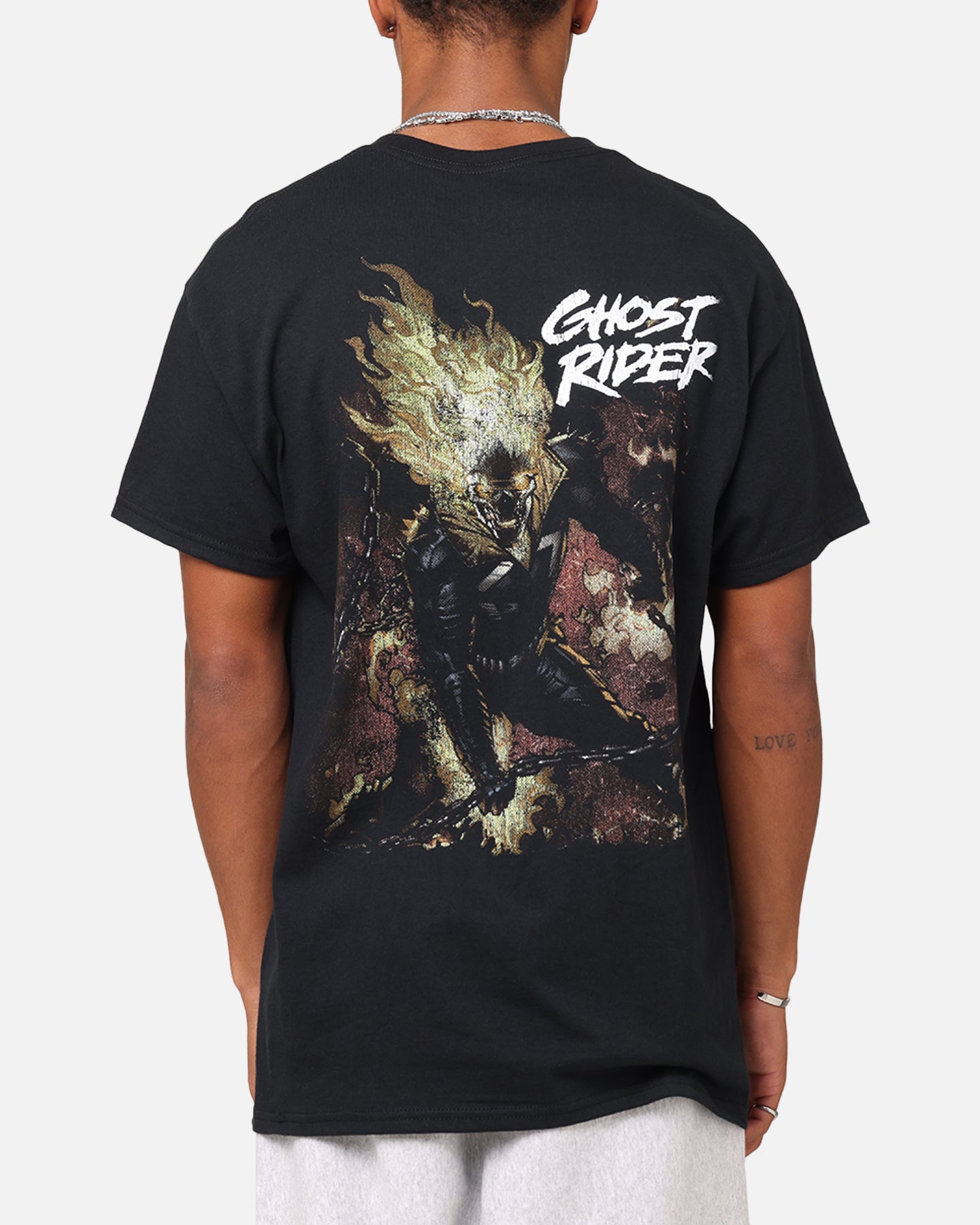 Goat Crew Marvel Ghost Rider Fire T-Shirt Black | Culture Kings US