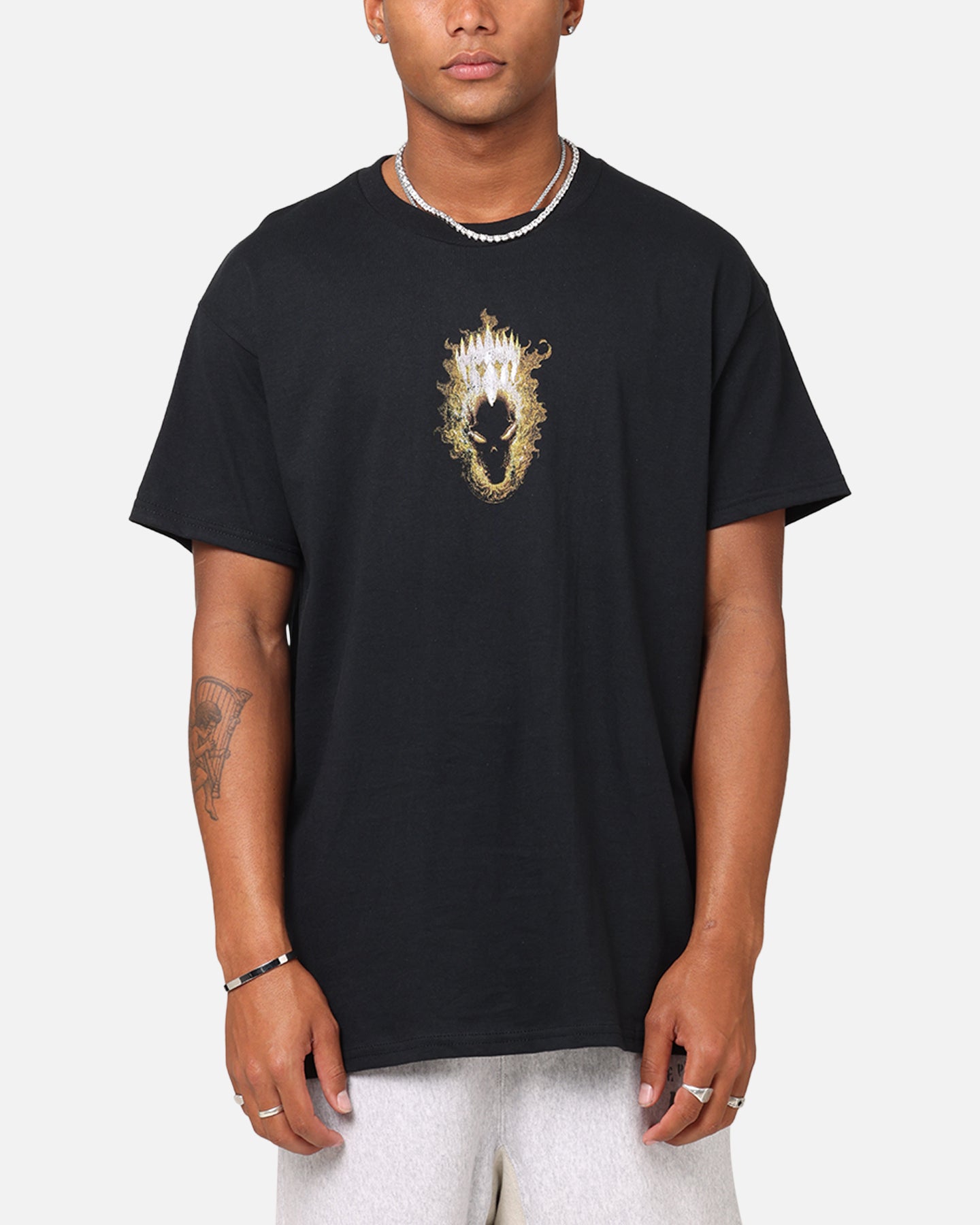 Goat Crew Marvel Ghost Rider Fire T-Shirt Black | Culture Kings US