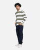 Fred Perry Jersey Stripe Polo Shirt Light Ecru