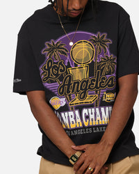 Mitchell & Ness Los Angeles Lakers '02 NBA Champs T-Shirt Faded Black