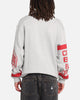 Mitchell & Ness Chicago Bulls Letterform Crewneck Grey Marle/Official Team Color