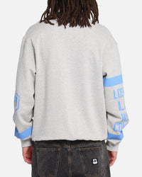 Mitchell & Ness Los Angeles Lakers Letterform Crewneck Grey Marle