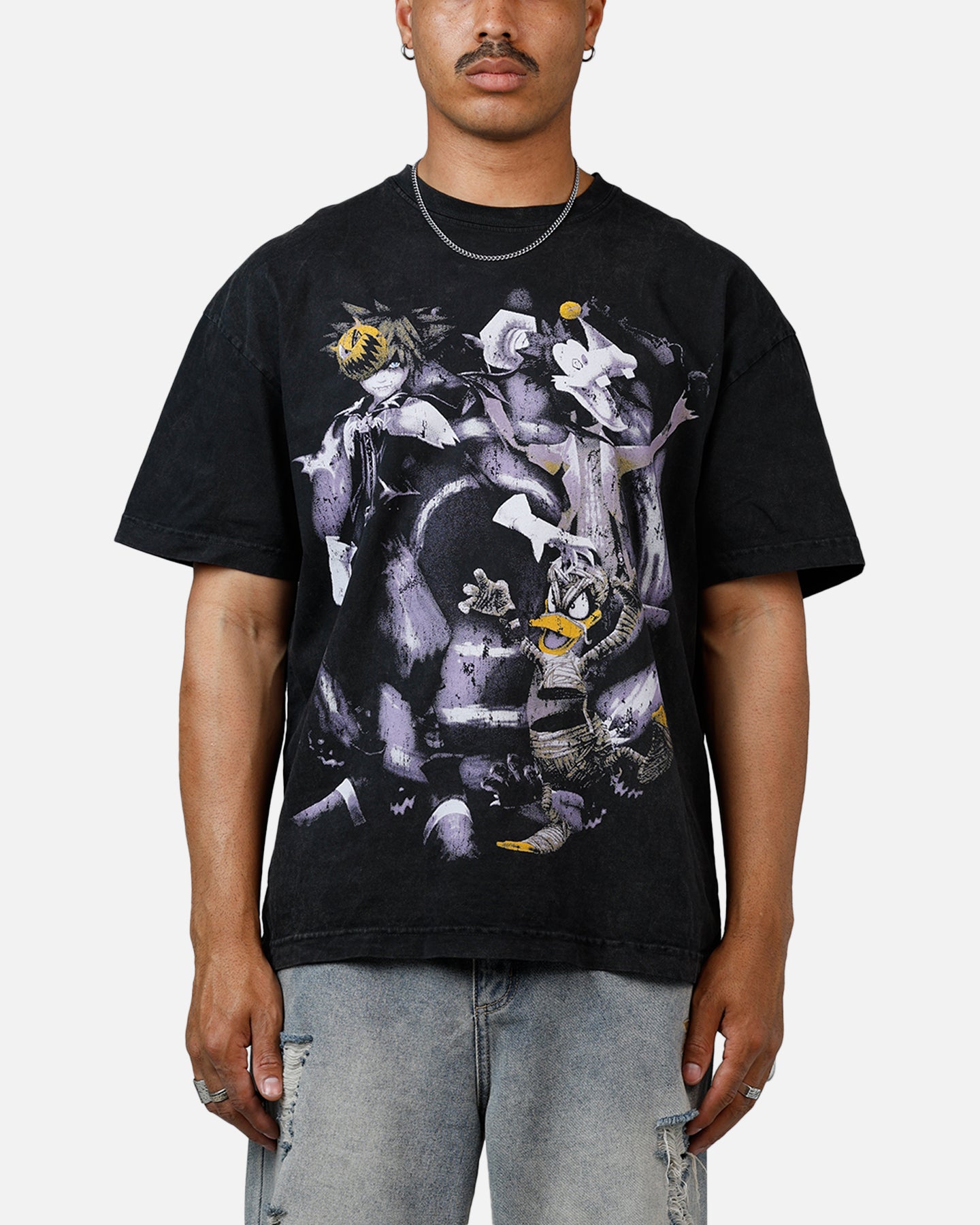 ハウンドドッグ Tシャツ 夢の島7th 73Studio Disney Kingdom Hearts Halloween Town Heavyweight T-Shirt