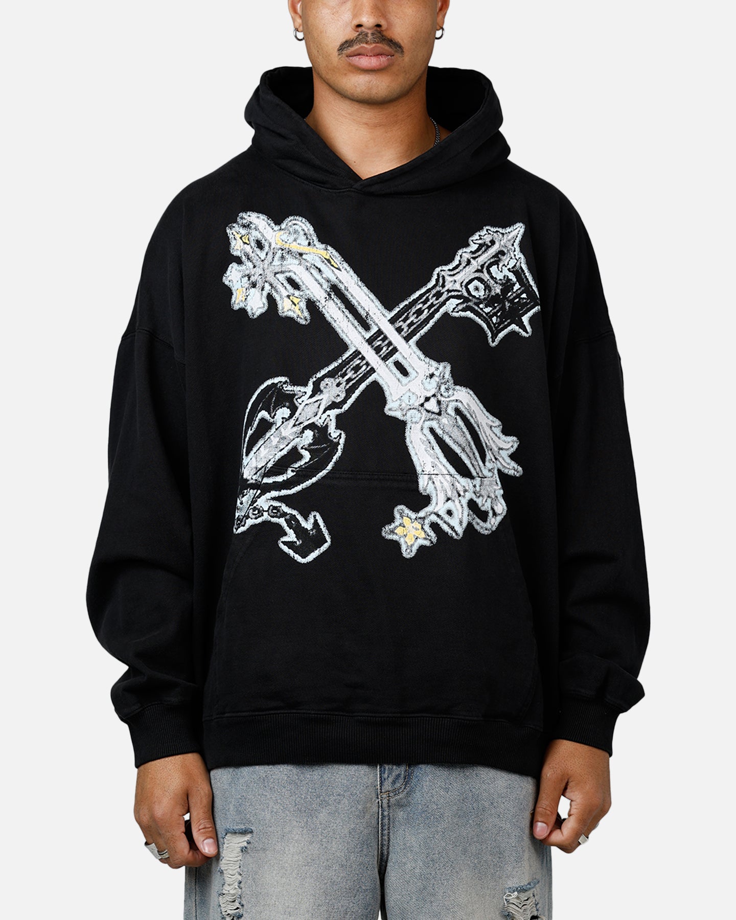 Goat Crew Disney Kingdom Hearts Roxas Premium Hoodie Black