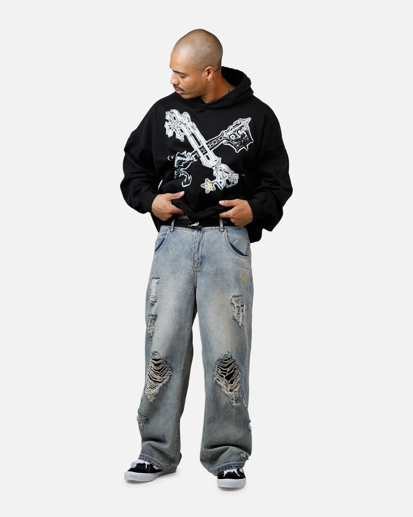 Goat Crew Disney Kingdom Hearts Roxas Premium Hoodie Black