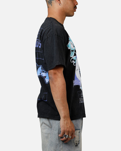 Goat Crew Disney Kingdom Hearts Space Paranoids Heavyweight T-Shirt Black Acidwash