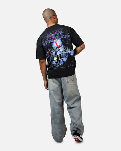 Goat Crew Disney Kingdom Hearts Space Paranoids Heavyweight T-Shirt Black Acidwash