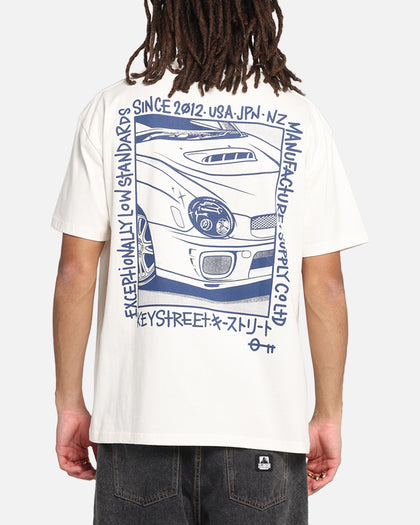 Key Street Halftone T-Shirt Off White