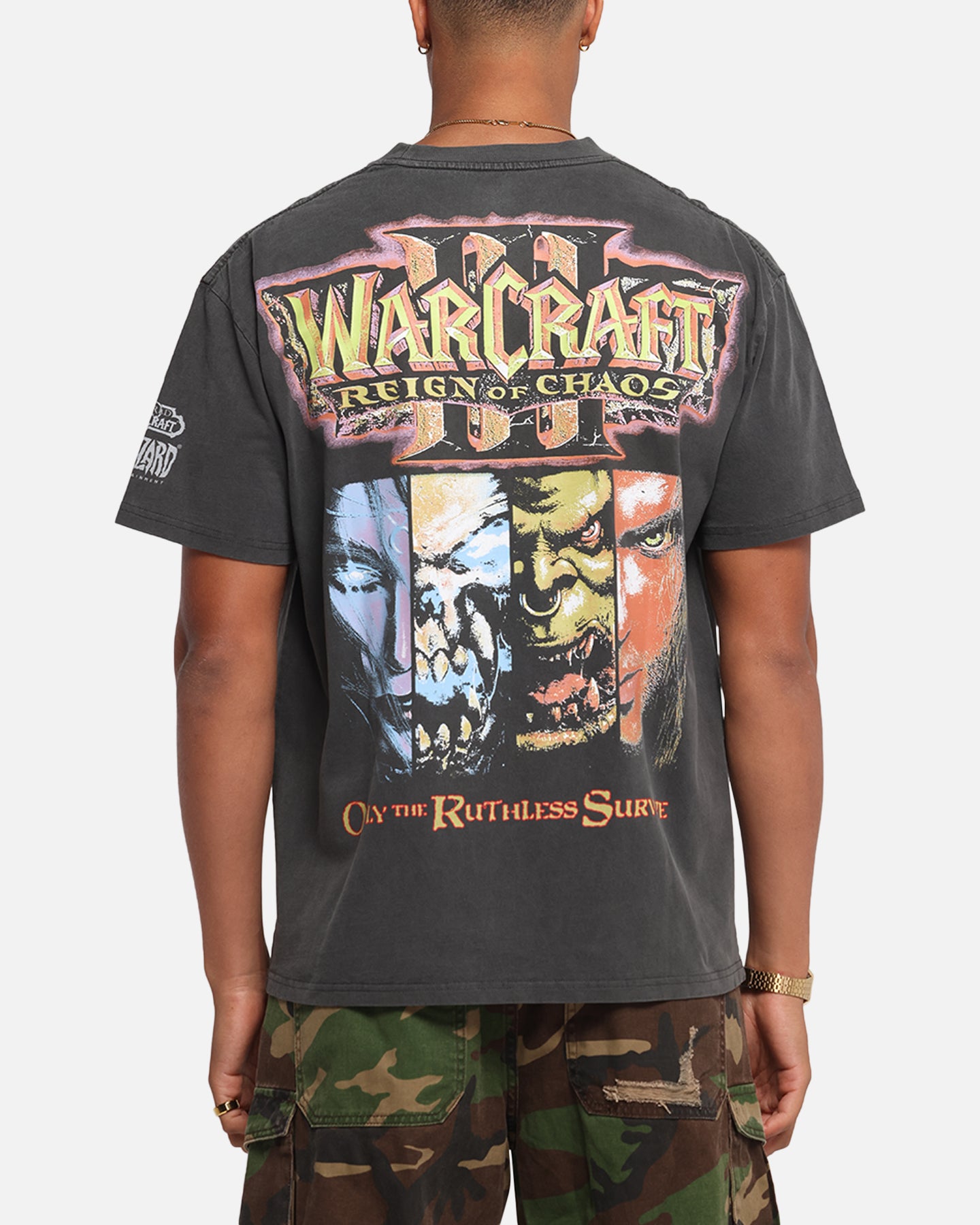 American Thrift X Warcraft: Reign Of Chaos Heavy T-Shirt Black
