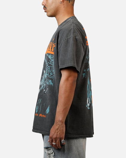 73Studio X Lord Of The Rings Boromir Heavyweight T-Shirt Black Wash