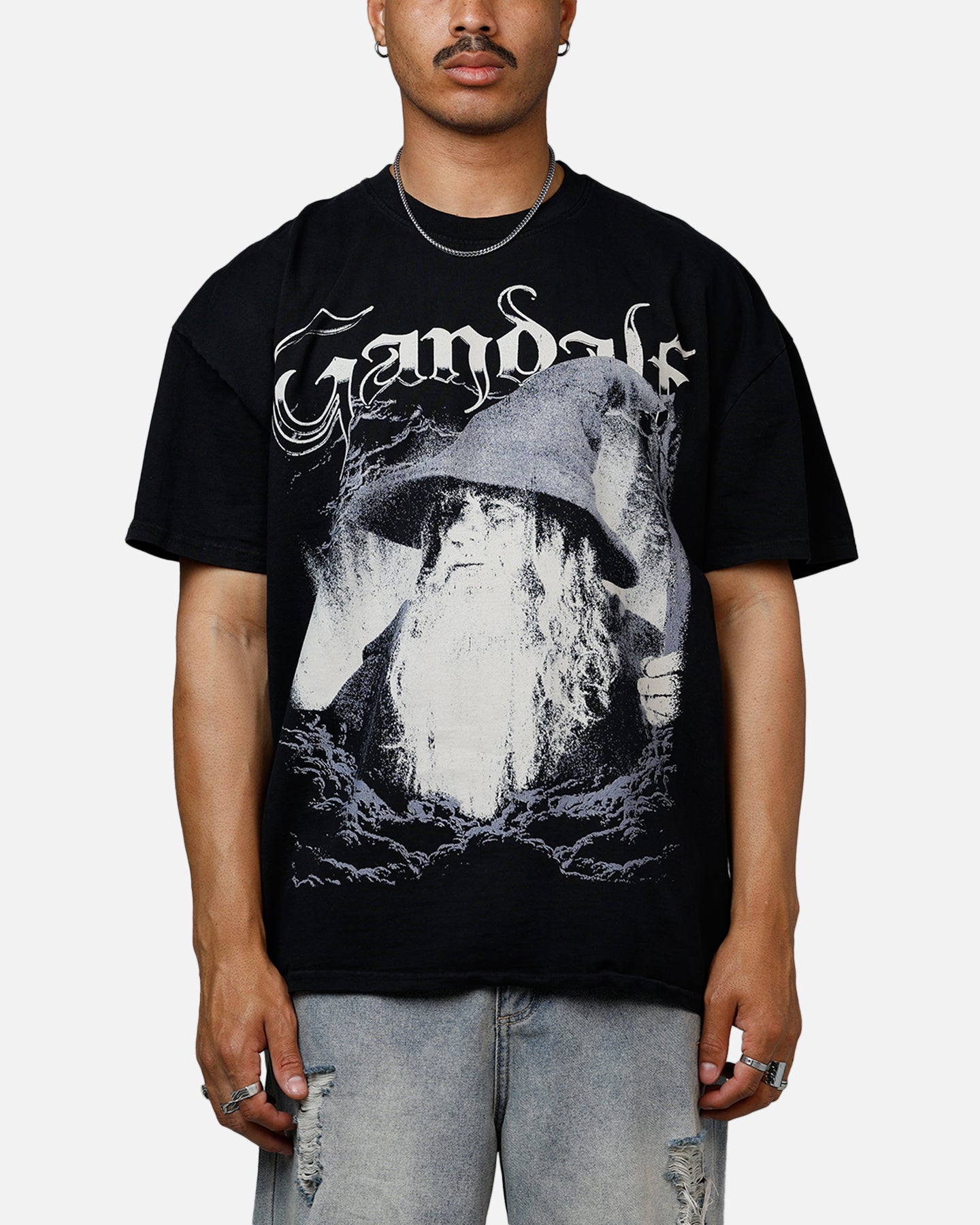 73Studio X The Lord Of The Rings Gandalf Heavyweight T-Shirt Black