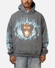 73Studio X Lord Of The Rings The Balrog Premium Hoodie Washed Charcoal