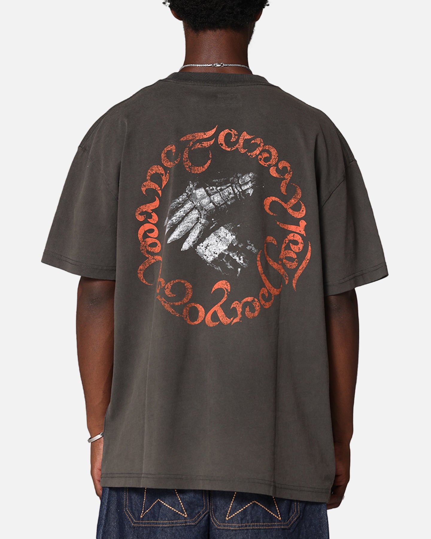 American Thrift X Lord Of The Rings Fellowship Heavy T-Shirt Black