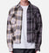 MNML Mixed Flannel Button Up Shirt Olive/Brown