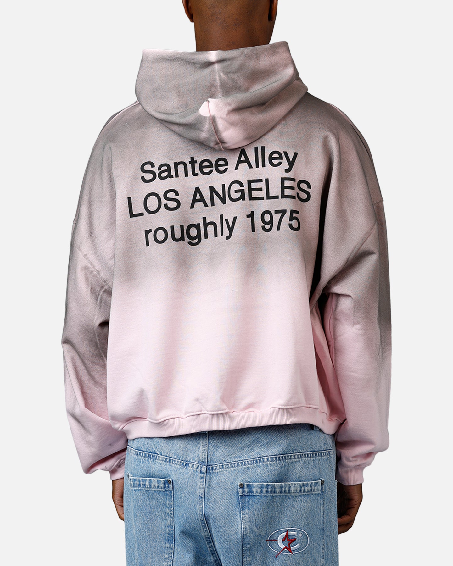 MNML Santee Alley Zip Up Hoodie Pink | Culture Kings US
