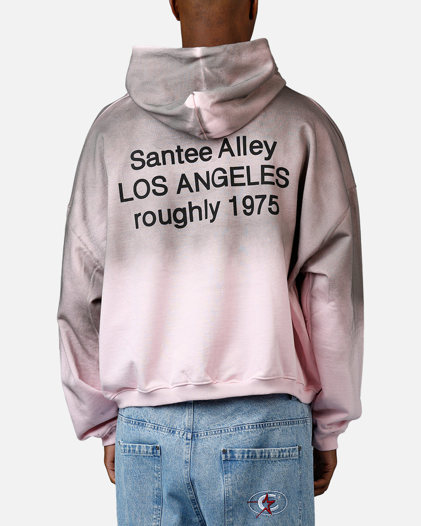 MNML Santee Alley Zip Up Hoodie Pink | Culture Kings US