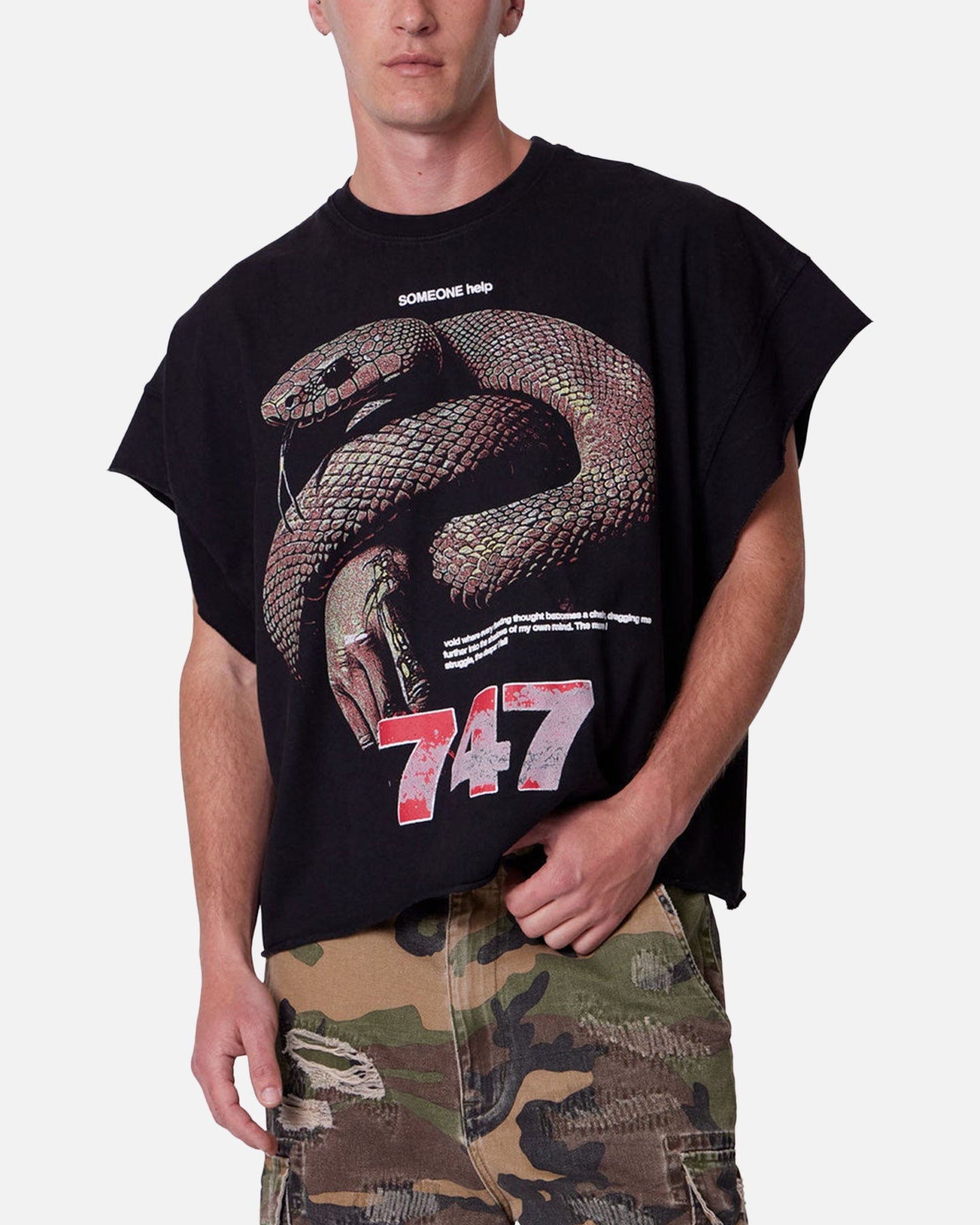 snaked lows SNKD スネークデザイン ブラックTシャツ Ｌ Lurking Class by Sketchy Tank Beware Of Snakes Black Wash T-Shirt