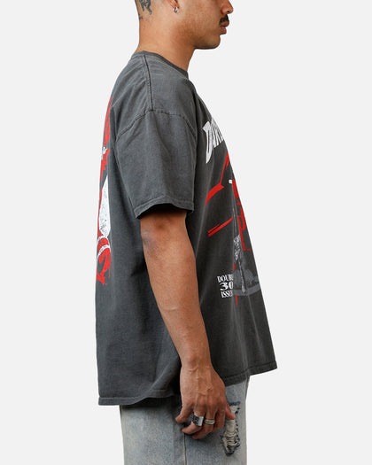 American Thrift Marvel Daredevil Comic Heavyweight T-Shirt Black Wash