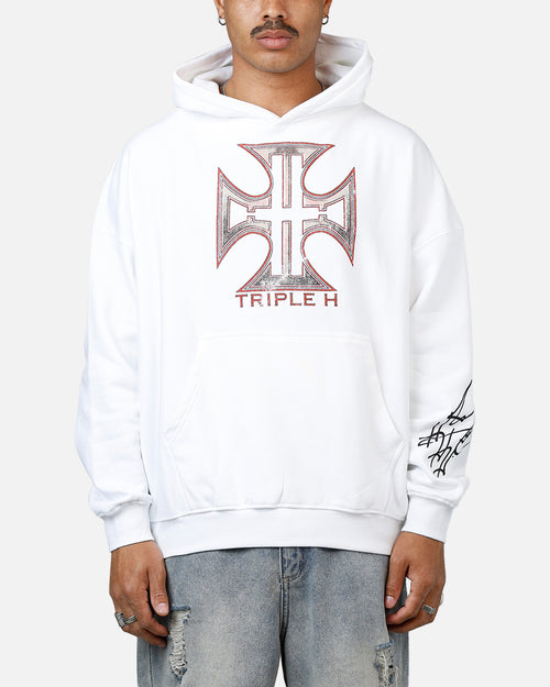 Culture Kings X WWE Triple H Wrestlemania XLI Hoodie White