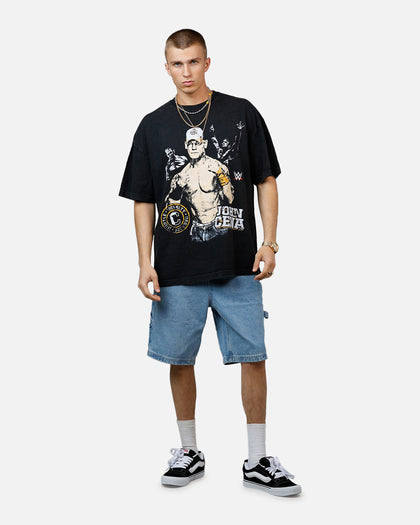 Culture Kings X WWE John Cena Wrestlemania XLI Vintage T-Shirt Black Acidwash