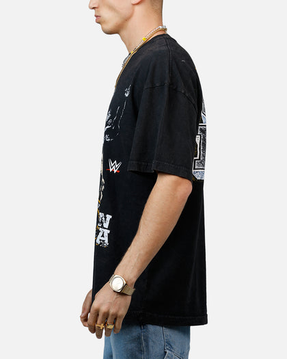 Culture Kings X WWE John Cena Wrestlemania XLI Vintage T-Shirt Black Acidwash