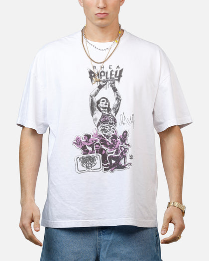 Culture Kings X WWE Rhea Ripley Wrestlemania XLI Vintage T-Shirt White