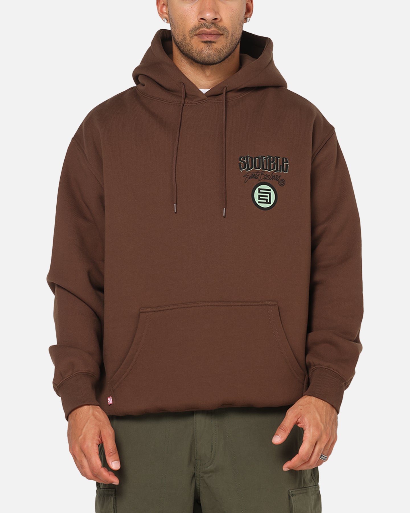 S Double Combo Platter Hoodie Washed Chocolate | Culture Kings US