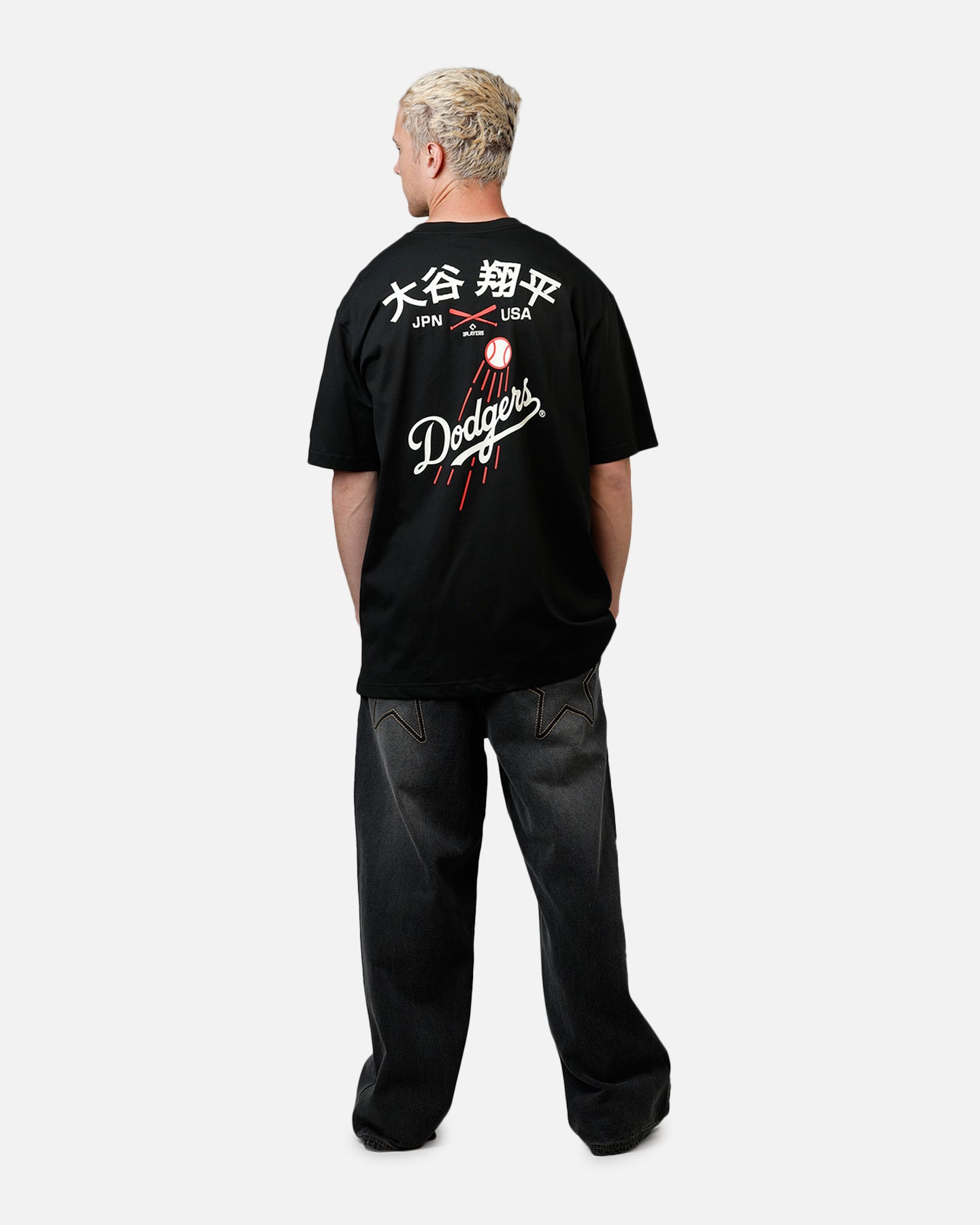 Ohtani 17 Tシャツ 黒 Los Angeles Dodgers New Era Los Angeles Dodgers Ohtani T-Shirt Black | Culture Kings US