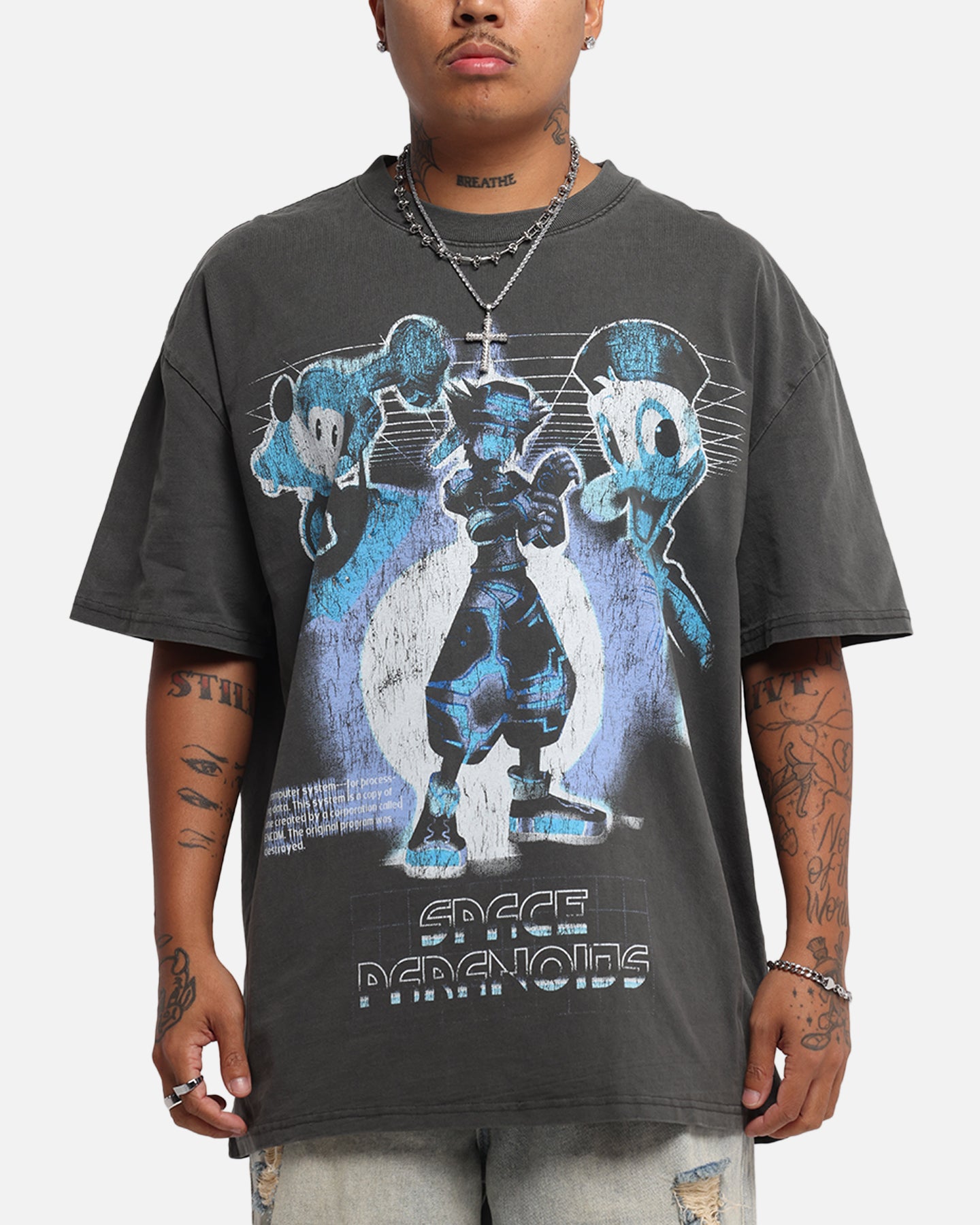 Goat Crew Disney Kingdom Hearts Space Paranoids Heavy T-Shirt