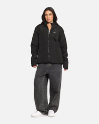 X-Large Camo Reversible Sherpa Jacket Black