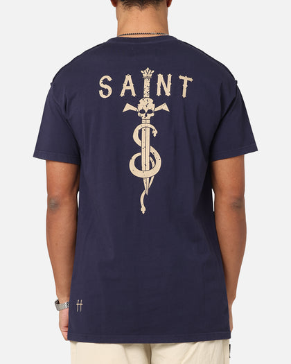 Saint Morta Daggers Lafayette T-Shirt Indigo