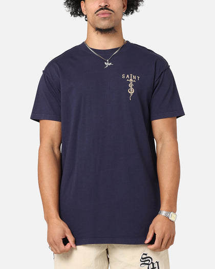 Saint Morta Daggers Lafayette T-Shirt Indigo