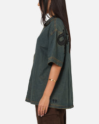 Saint Morta Gothic Noir Button Up Shirt Light Blue