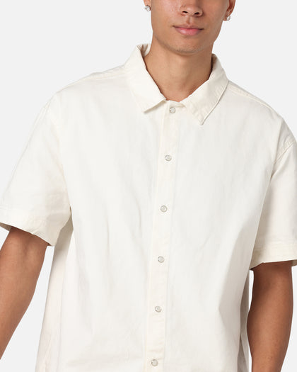 gothic dress men shirt white short sleeve Gothic White Button up Shirt
