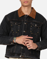 Saint Morta Rodeo Drive Denim Jacket Black Shadow