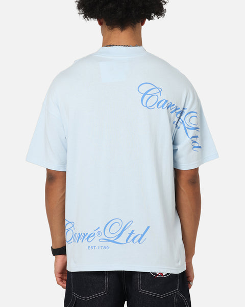 Carre Side Script Oversized T-Shirt Baby Blue | Culture Kings US