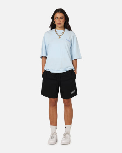 Carre Side Script Oversized T-Shirt Baby Blue