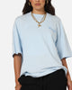 Carre Side Script Oversized T-Shirt Baby Blue