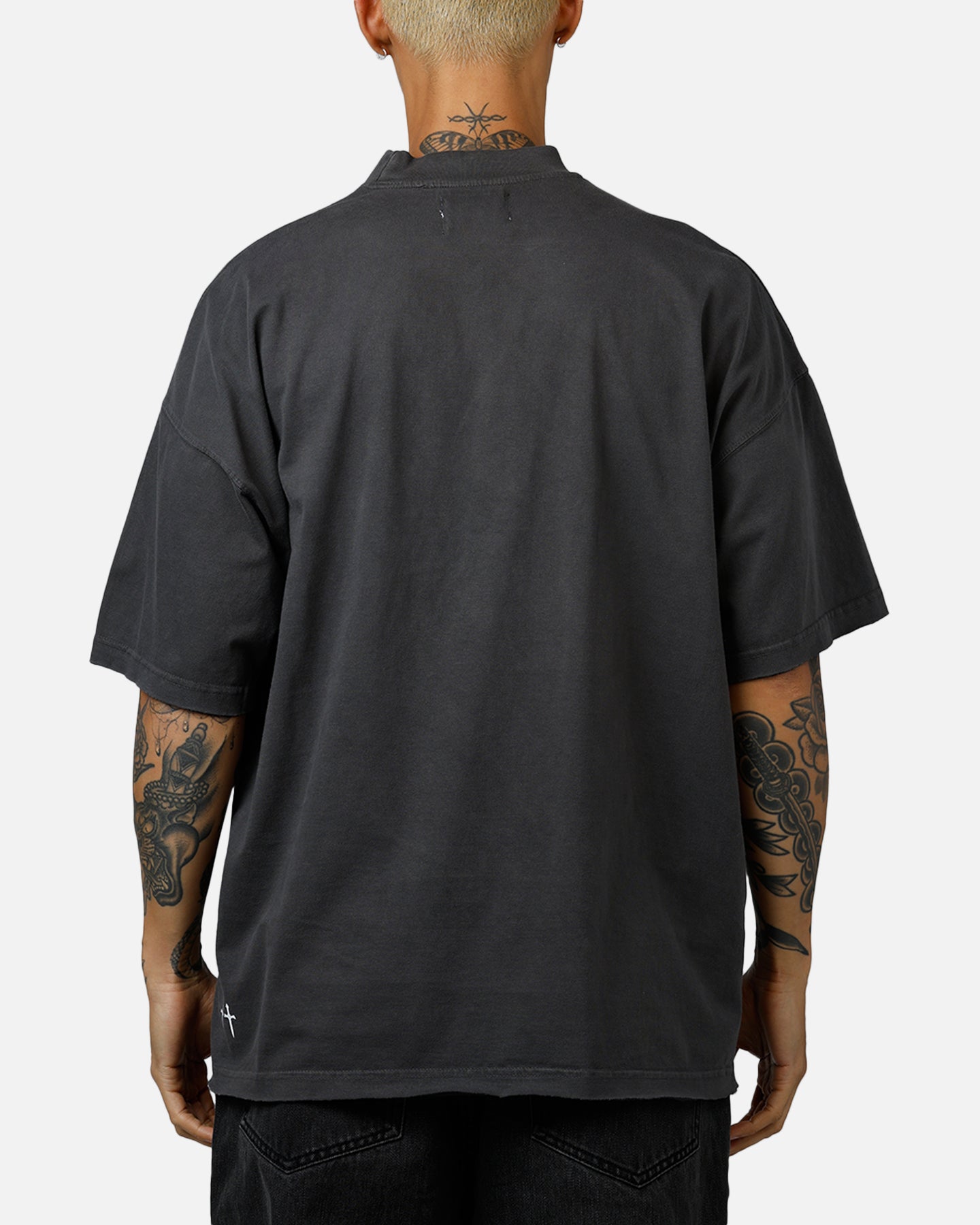 Saint Morta Kingdomcome Boxy T-Shirt Washed Charcoal | Culture