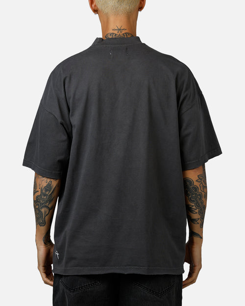 Saint Morta Kingdomcome Boxy T-Shirt Washed Charcoal
