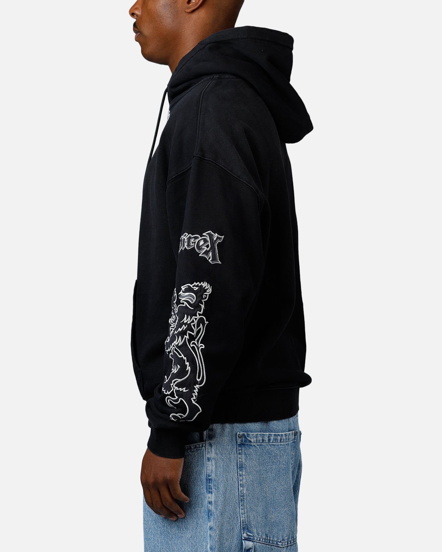 Avirex Goth Zip Hoodie Black | Culture Kings US