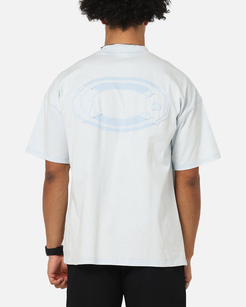Carre Con Star Oversized T-Shirt Baby Blue