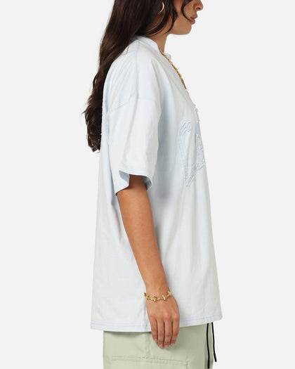 Carre Con Star Oversized T-Shirt Baby Blue