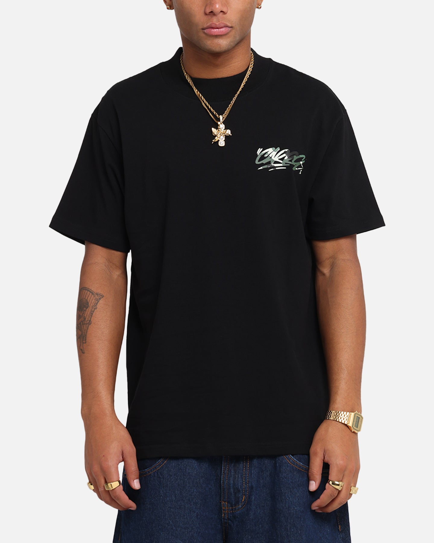 メンズウェア SQUARE RG LOGO MOCK TEE BLACK SQUARE RG LOGO MOCK TEE BLACK – RUFFLOG
